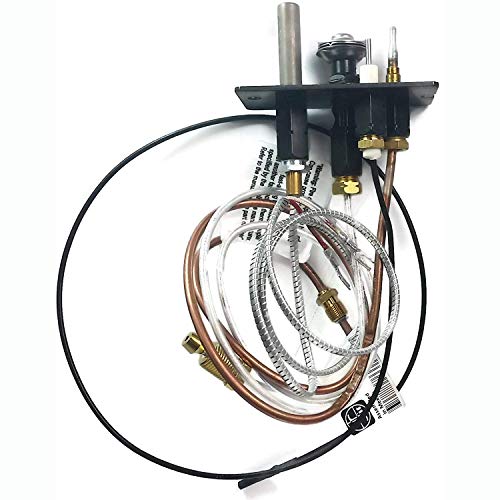 Propane Gas - Majestic 10002265 Oem Replacement 3 Way Pilot Assembly For Propane Gas Fireplaces #TOP2