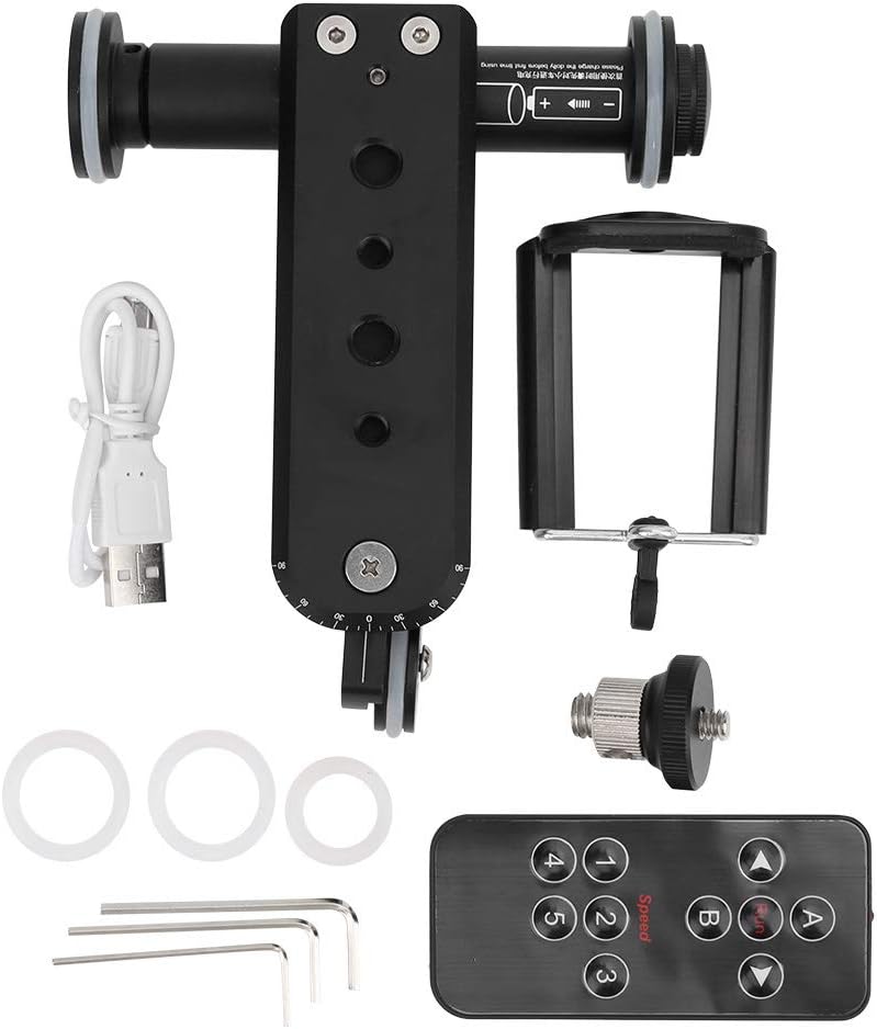 Camera Video, Speed 5 s Track with 2.4G Remote Controller, Aluminum Alloy Video Slider for DSLR, Smartph, and Action Camera for Motion Shots