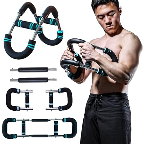The ultimate arm trainer. Adjustable chest expander, arm exerciser. Shoulder muscle training fitness equipment, upper body strength training machine. Portable spring resistance home fitness equipment. Cover