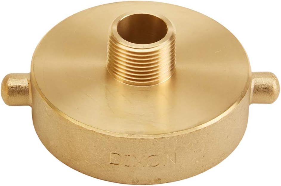 Brass 2 1/2" Female NH to 3/4" Male NPT Fire Hose Adapter