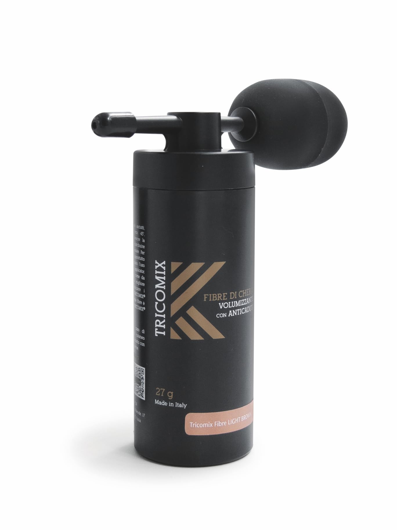 Fibre di Cheratina per Capelli 12g – Fibre Ispessenti per Capelli Diradati – Effetto Infoltimento Naturale – MEDIUM BROWN (Castano medio)