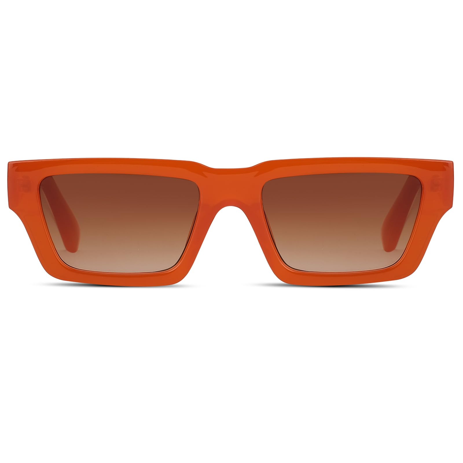 TruFabV Small 90s Retro Rectangle Sunglasses for Women Men Vintage Fashion Square Sun Glasses