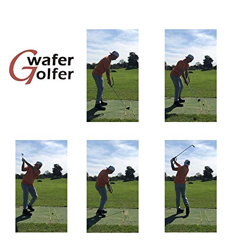 Wafer Golfer Golf Training Aids Swing Gesture Correcting Tool Motion Correction Golf Self Trainer Unisex For Right/Left Handed With Instruction Manual #TOP5