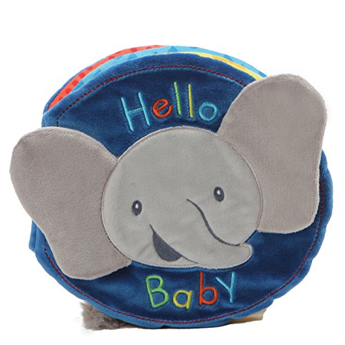 Baby GUND Flappy the Elephant Soft Activity Sensory Stimulating Book, 8