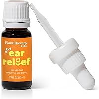 Plant Therapy Kids Ear Relief Essential Oil Drops - Pre-Diluted, KidSafe Natural Blend for Ear Discomfort, 10mL, Ages 2+ & Adults