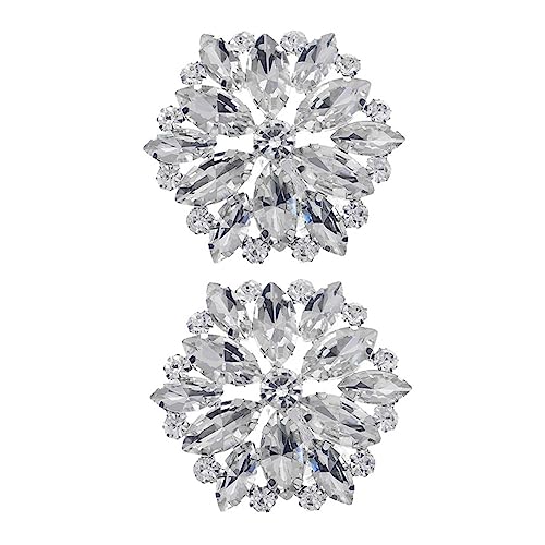 Clip de chaussure en strass amovible et boucles de chaussures de mariage pour talons hauts
