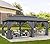 ABCCANOPY Outdoor Patio Gazebo 10x20 - Double Roof Canopy with Mosquito Netting for Backyard, Deck, Garden, Lawn, Dark Gray