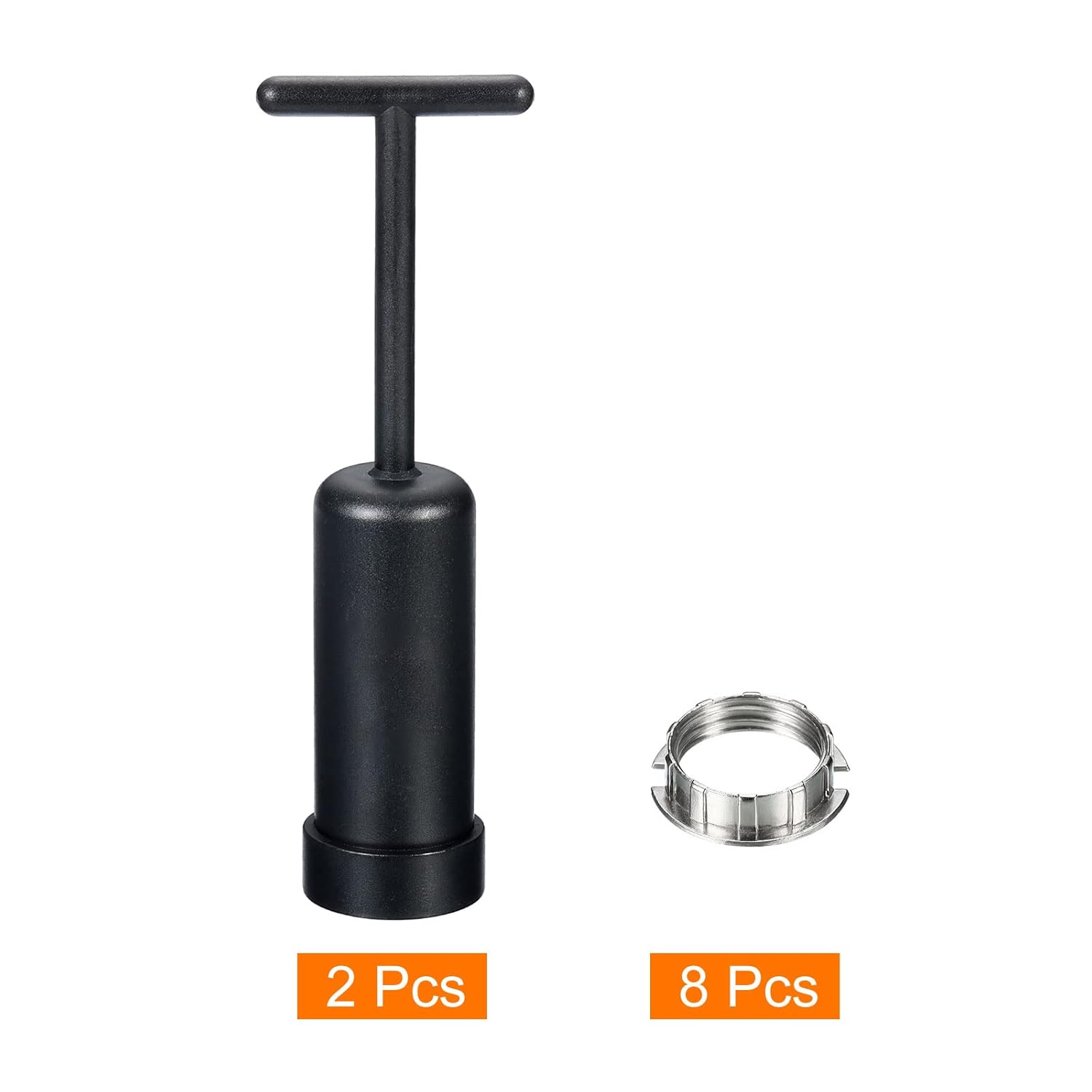 MECCANIXITY G9 Light Socket Rings Metal Lamp Shade Holder Ring Replacement M20 with Removal Tool 2 Set, Small Size