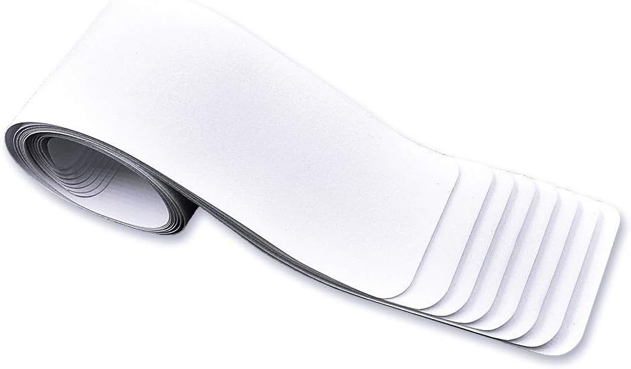 Anti-Slip Tape, High Traction Non Slip Step Treads for Stairs, Prevent Slipping, Safety for Kids, Elders and Pets, Outdoor and Indoor, 8-Pack (4 Inches X 24 Inches), White
