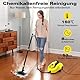 TVD Dampfreiniger, polsterreiniger gerät, Dampfreiniger mit 5 m extra langem Netzkabel für Bodendampfer, Ofen, Teppich, Sofa, Polster, Bettwanzen (tiefgelb)