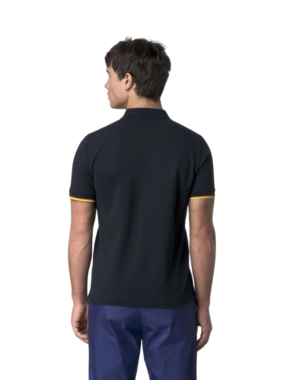 K-WAY POLO MANICHE CORTE UOMO BLU