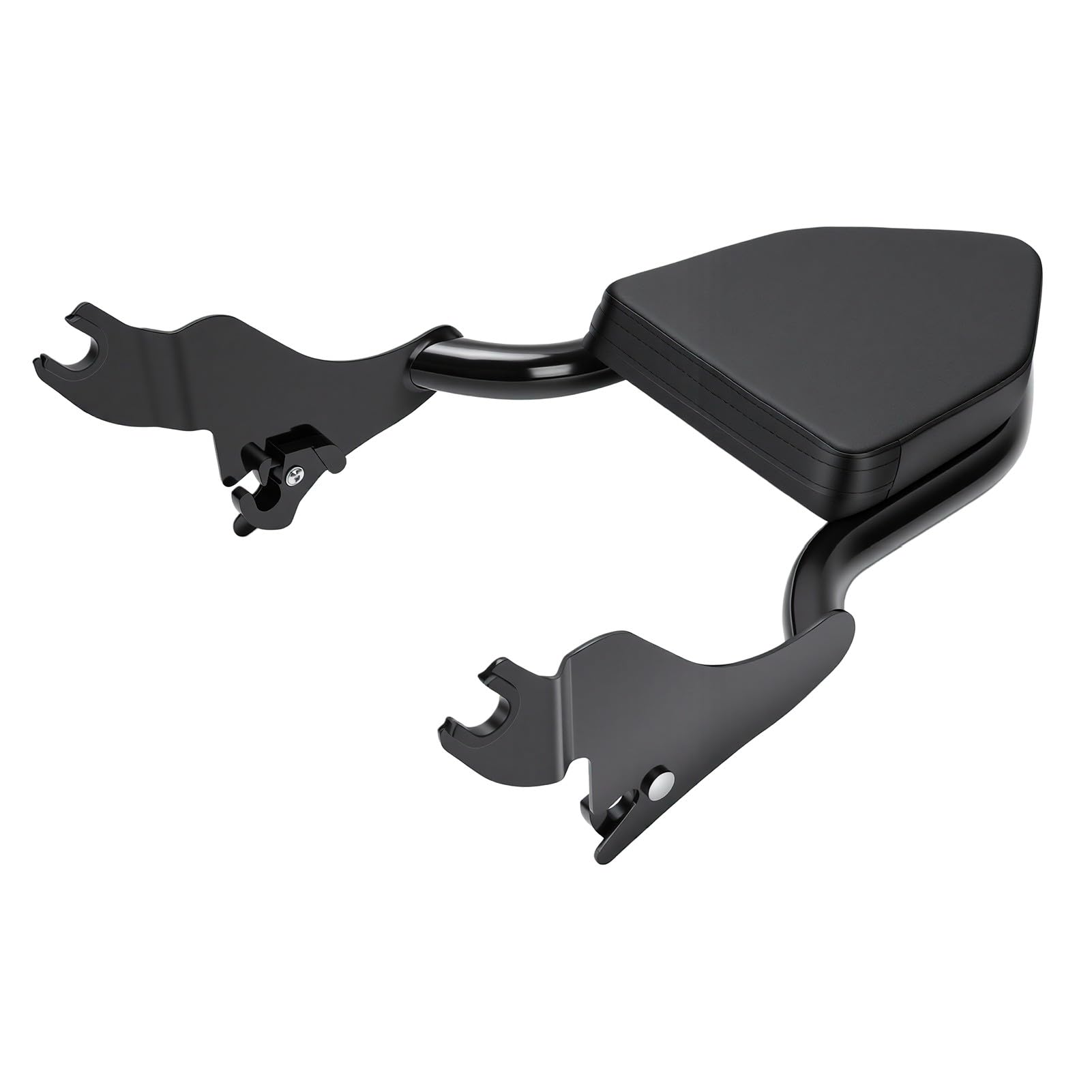 Tnfeeon Respaldo Trasero Desmontable para Motocicleta con Cojín de Cuero PU Transpirable y Revestimiento Impermeable para Touring Electra Glide FLHR FLHX FLHT FLTR 2009-2025