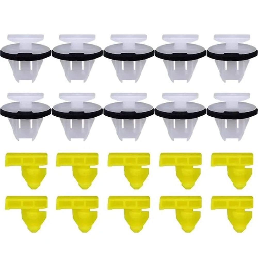 Car Body Trim Clips for Nissan Juke 2011-2017, Car Wheel Arch Surround Trim Clips 76882JG10A 76847JG00A