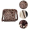 Damen Plüsch Taschen Leopardenmuster Tasche Plüsch Flauschige Damen Handtasche Leoparden Schultertasche Flauschige Winter Schultertasche Leopard Umhängetasche Für Mädchen Schule Arbeit Reisen #2