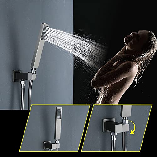 Ensemble combiné de douche complet avec pommeau et douchette Tuya - 4