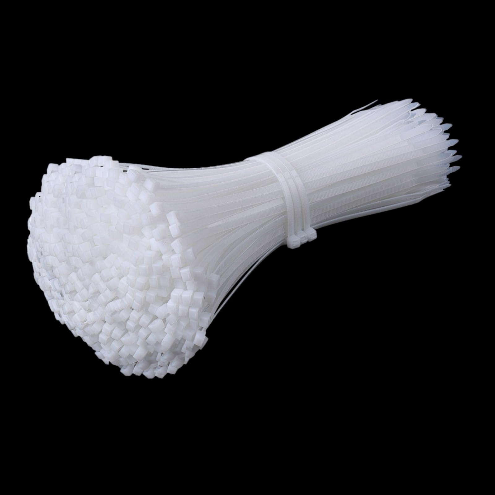 Bridas Nylon autolocantes Bridas plástico Cables para Bricolaje casa jardín,White 10x1500