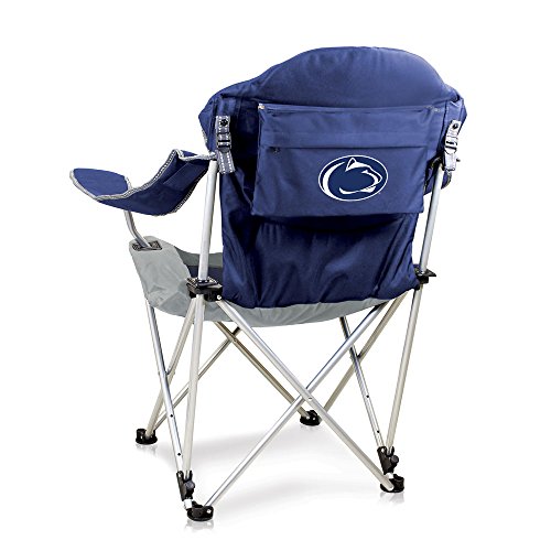 NCAA Penn State Nittany Lions Reclining Camp Chair - Beach Chair for Adults - Sports Chair with Carry Bag
