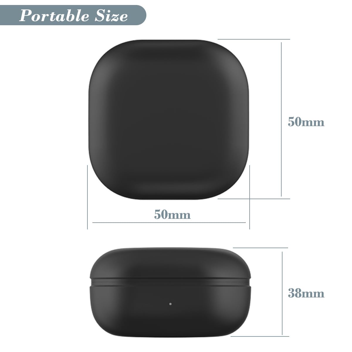 Ladehülle für Samsung Galaxy Buds 2 Pro SM-R510, Ersatz-Ladehülle mit USB-C-Kabel für Galaxy Buds 2 Pro Ohrhörer