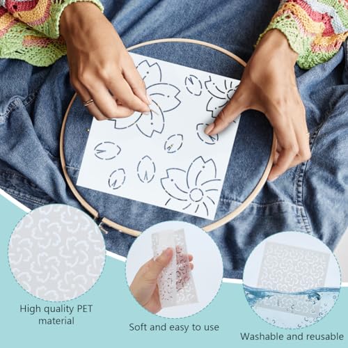 Pochoirs Sashiko pour matelassage : tracez enfin des lignes droites en PET - 4