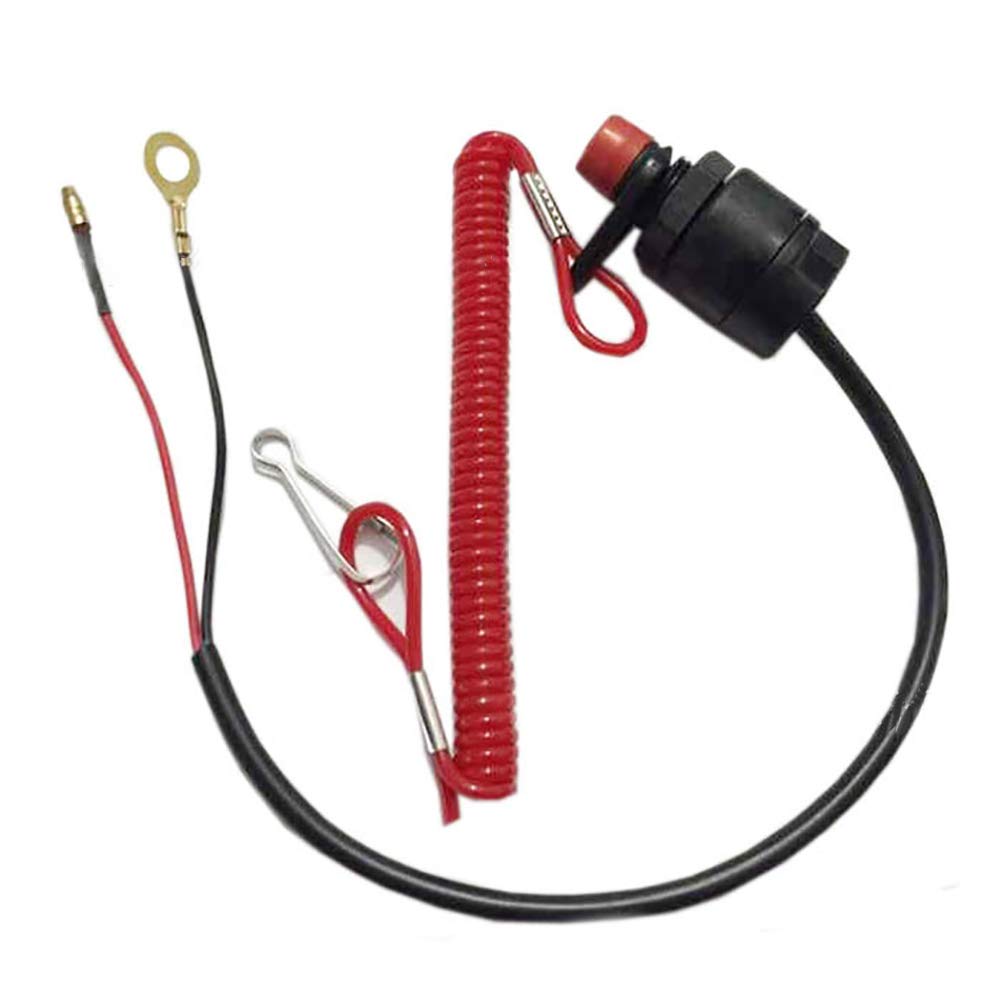 Buy Boat Engine Motor Kill Stop Switch,Outboard Engine Ignition Emergency Kill Stop Switch,Cut