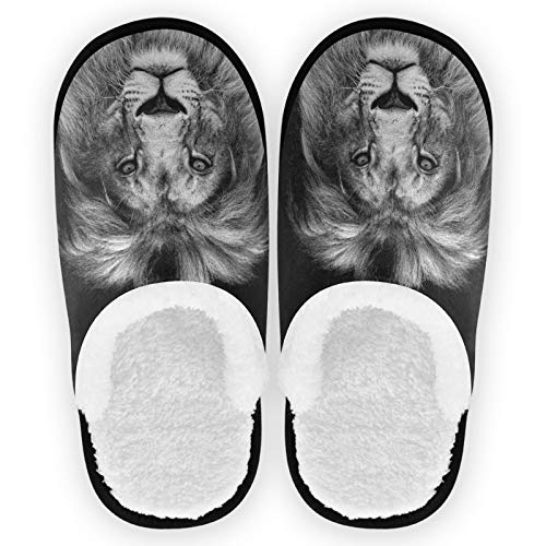 visesunny Modern Slippers for Women Mens Winter Warm Memory Foam Cotton Home Slippers Women's House Slippers Bedroom Slippers Cozy Indoor Outdoor Shoes