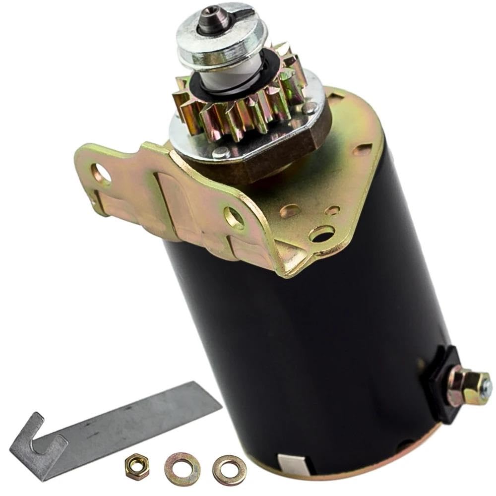 Arranque Del Relé Solenoide Motor Arranque Alta Resistencia Reemplazar Para Briggs Engranaje 14 Dientes Para Tractor Cortacésped L105