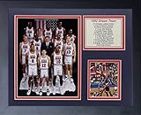 1992 USA BASKETBALL DREAM TEAM MICHAEL JORDAN LARRY BIRD MAGIC 8X10 PHOTO FRAMED