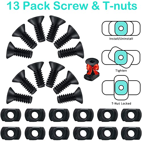 Pecawen 12 Pack Picatinny Rail Polymer Single Picatinny Rail thumb #4