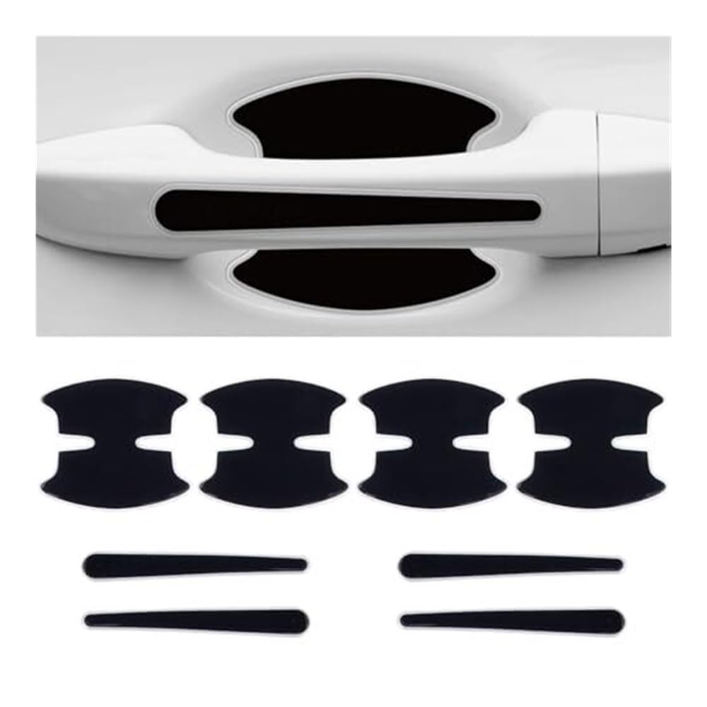 Flbzblkasl One Color 8Pcs Car Door Handle Protectors For Kia For Sportage R, K2, K3, K4, K3s, K5, For Kx1, Kx3, Kx5, Kx7, For Forte Right Handle