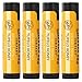 Savannah Bee Company Natural and Organic Tupelo Honey Beeswax Lip Balm, 0.15-Ounce (Pack of 4)