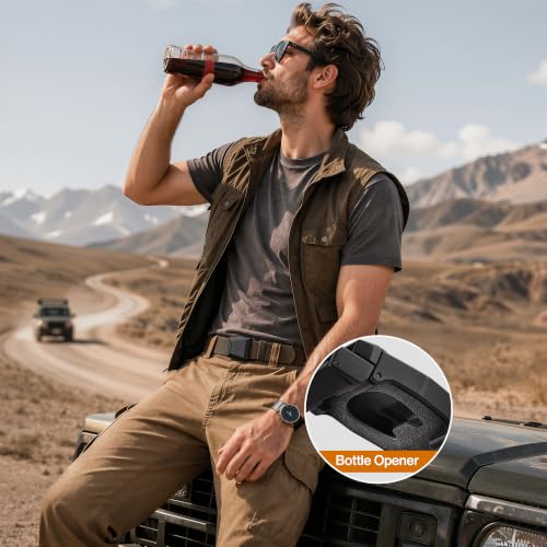Image of BULLIANT Stretch Tactical Web Belt For Men-Trimmable 1.5 inch-Adjustable Fit | Smooth Sliding | Adjustable for Precise Fit | Tailored Size | Rugged Nylon for Heavy Duty, Hiking, Hunting