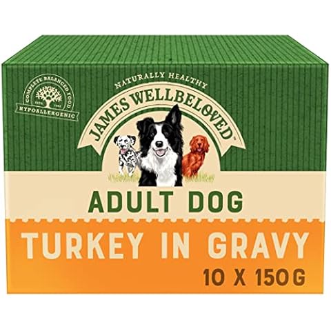 James Wellbeloved Turkey Rice Wet Dog Food Cover