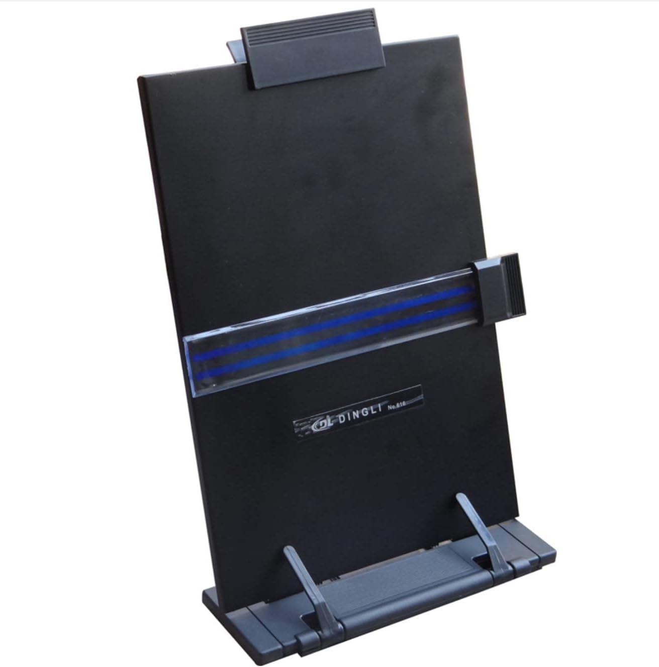 Desktop Document Holder Stand with 7 Adjustable Positions, Black Metal ...