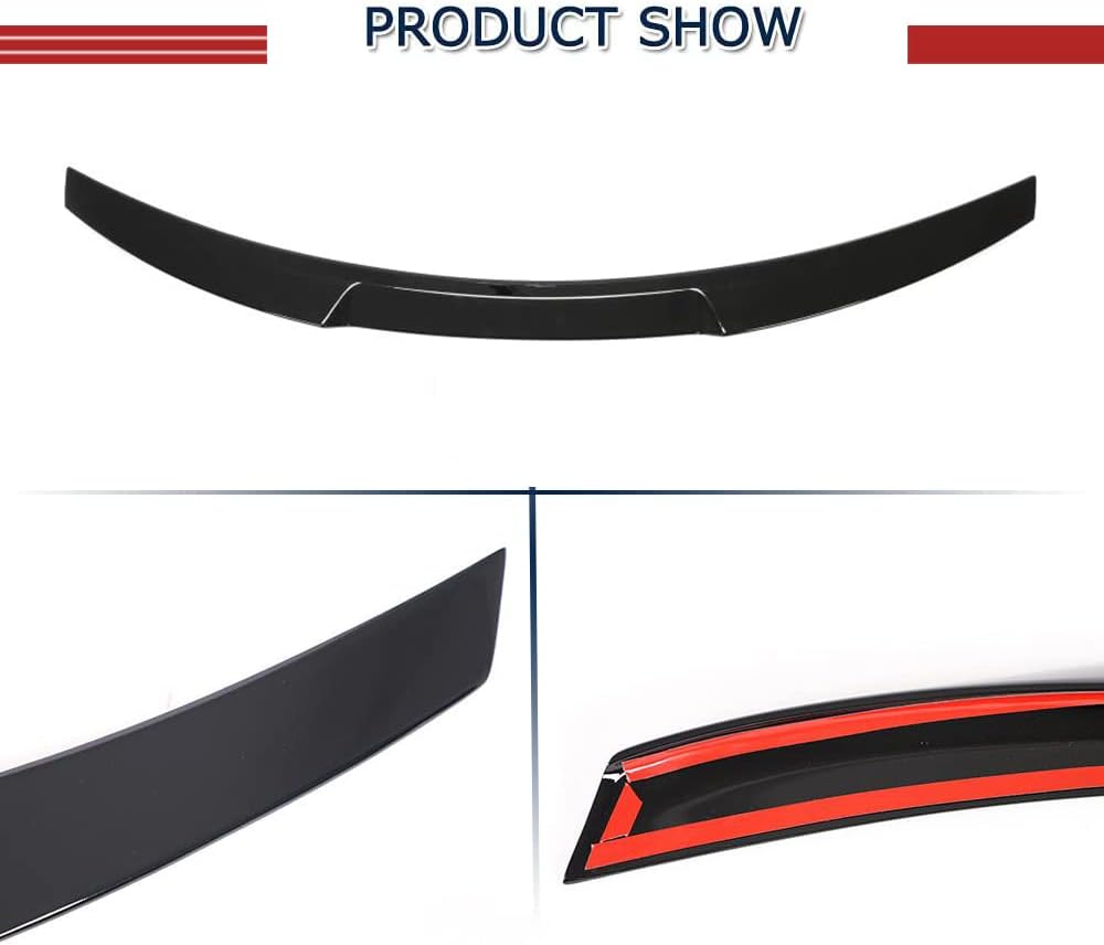 Trunk Spoiler Compatible with 2018-2025 Audi A5 S5 RS5 (B9) 4-Door Sportback High Kick Duckbill Rear Wing Body Kits Factory Outlet