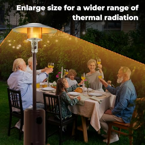Outdoor Heater Replacement Parts Reflector Shield, Aluminum Heat Reflector Shield Top for Propane Outdoor Heaters,Suitable for Most Outdoor Round Stand Up Propane Heater