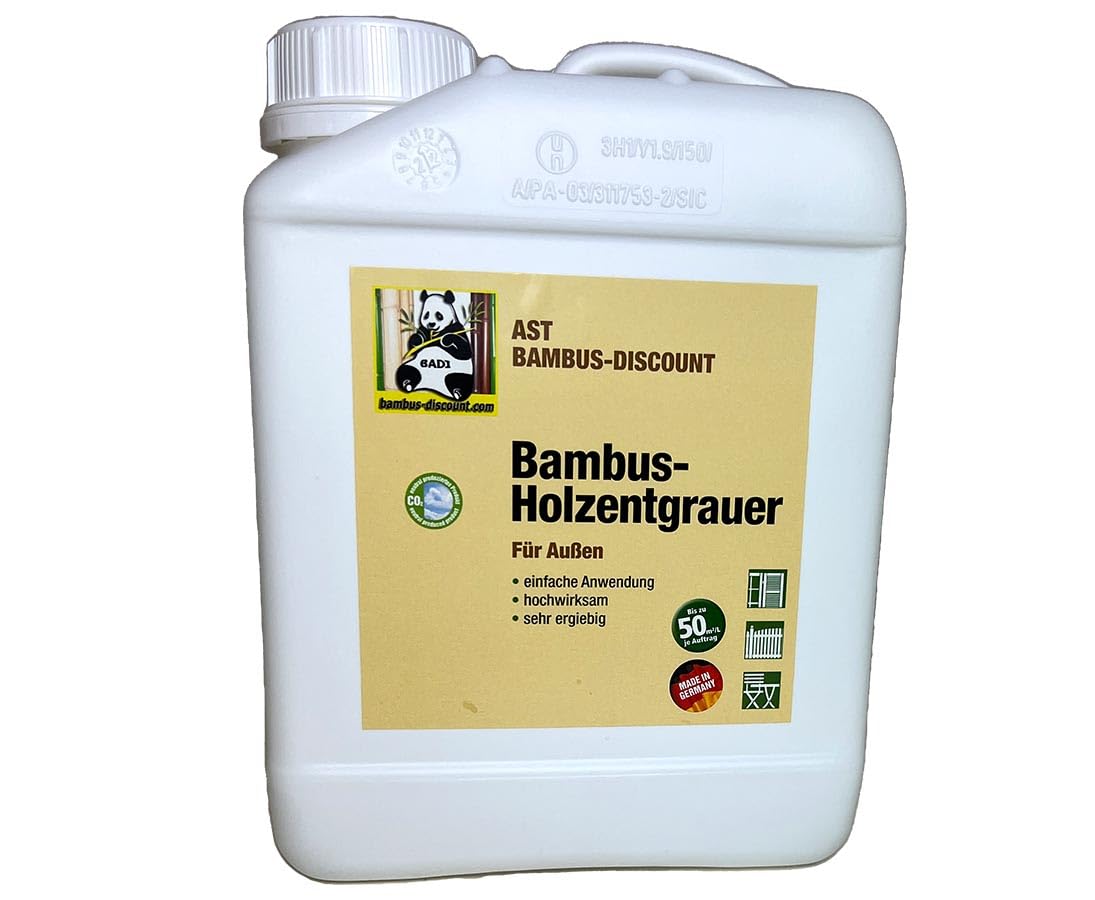Bambus Holz Entgrauer Holzreiniger, 2,5L, Flüssig