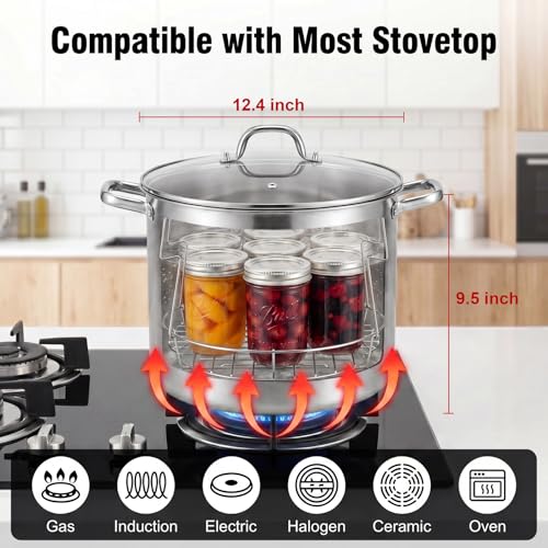 E-far 19QT Canning Pot with Canning Supplies Starter Kit - Image 2