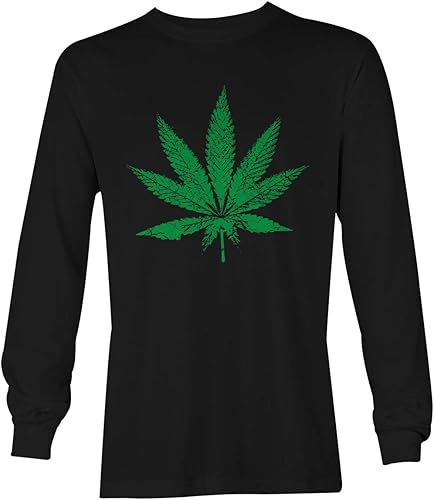 Marijuana Leaf - Pothead Stoner 420 - Camisa unisex de manga larga
