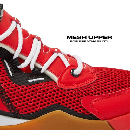 AND1 Girls & Boys Basketball Shoes Kids, Boys High Top Sneakers, Youth Size 1 to 7 Kids Basketball Shoes Boys2