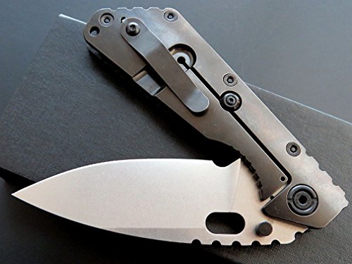 Image of Eafengrow EF225 Pocket Knife Hunting Knives D2 Blade Titanium Handle with Clip EDC Tools Survival (black)