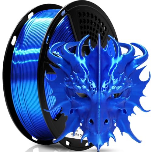 Image of Geeetech Metal Shine Filament 1.75mm for 3D Printer, Silk PLA 1kg (2.2lbs) Spool, Metallic Royal Blue 3D Printing Filament, Dimensional Accuracy + /- 0.02 mm