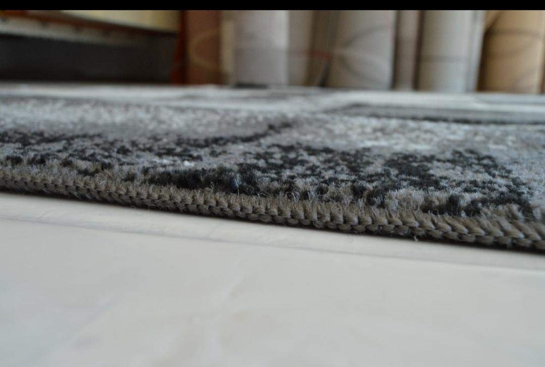 Aido , Alfombra -Infiniti Gris 160 x 230 cm - Alfombra salón - alfombras - Alfombra Cocina - alfombras de habitación.