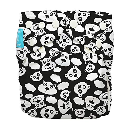 Charlie Banana Reusable 2 in 1 Cloth Diaper, Blackbeary