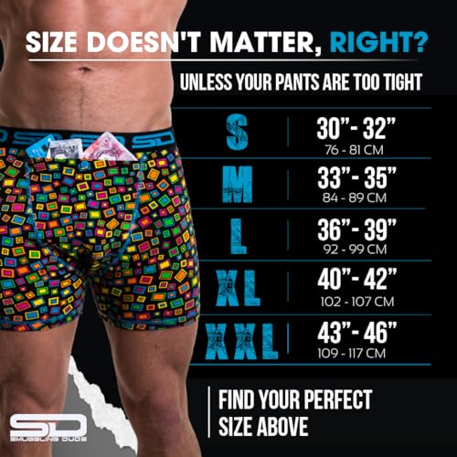 Boxer Brief Shorts Anti-Theft Pickpocket Proof Travel Pocket Underwear