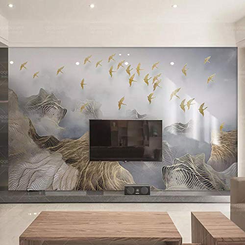 TV hintergrund wand papier 3d modernen chinesischen stil landschaftsmalerei...