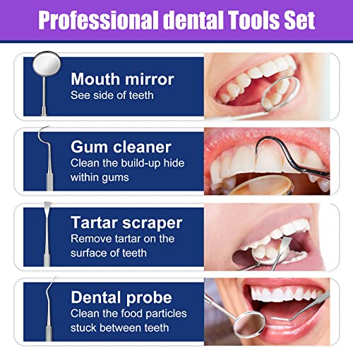 Image of Tooth Repair Kit, Moldable Tooth Filling Repair Kit, Fake Teeth DIY at Home, Fixing Missing & Broken Tooth Replacements, with 4 Dental Tools