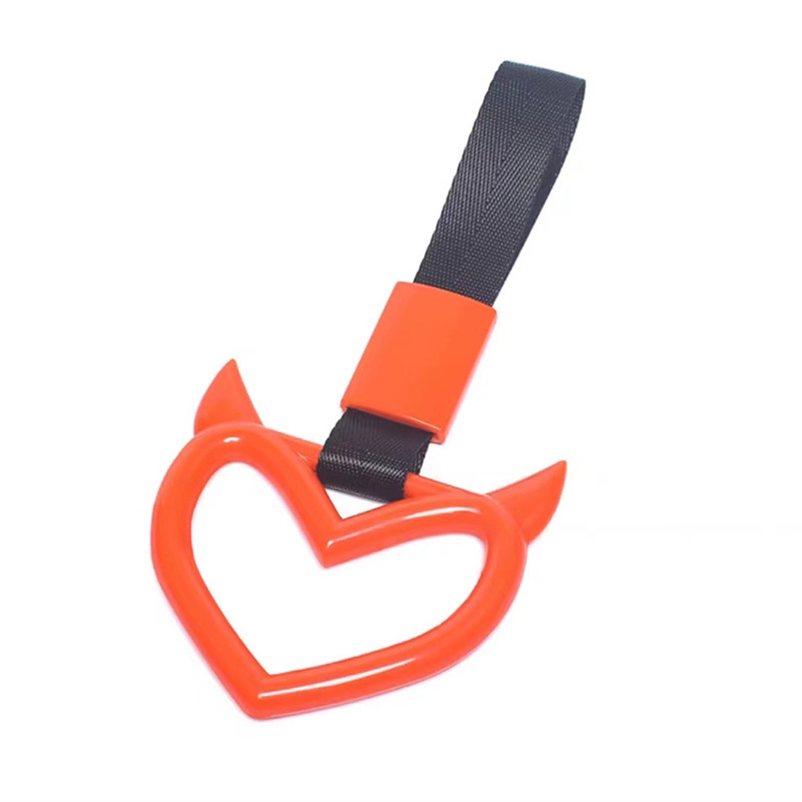 Cinghie per maniglia a forma di cuore per auto, decorazione per treno e autobus, novità unica, facile installazione, cinghia da polso per auto, vari modelli di veicoli