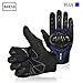 Produktbild Winter Motorrad Handschuhe wasserdicht Winddicht warm Moto Schutzausrüstung Touchscreen Motocross Motorrad Reithandschuhe -AXE10-Blue-1-L