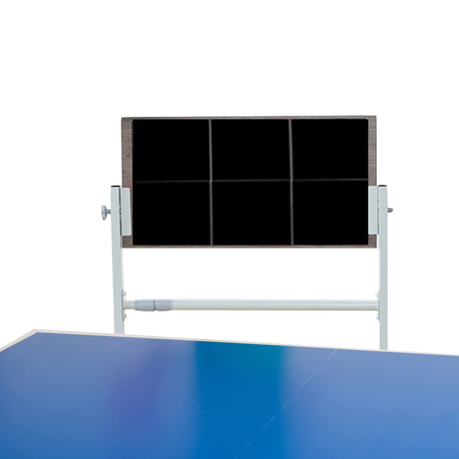 Tavolo da Ping Pong, tavola di Rimbalzo Professionale per Ping Pong, Baffle per tavola di Ritorno da Ping Pong compatta e Portatile, Facile da installare (Colore: Nero, Dimensioni: con 6 gom