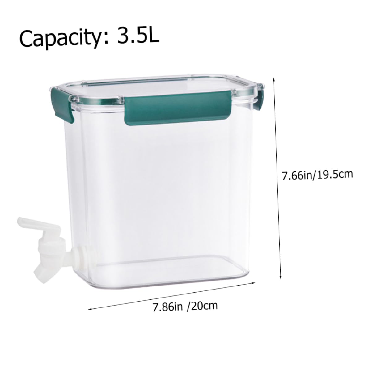 Alipis 2pcs Fashion Drink Dispenser with Spigot Capacity Water Container for Juice Milk for Restaurants Hotels Easy Clean Design Prevents Dripping Accommodates Ice Fruit Slices